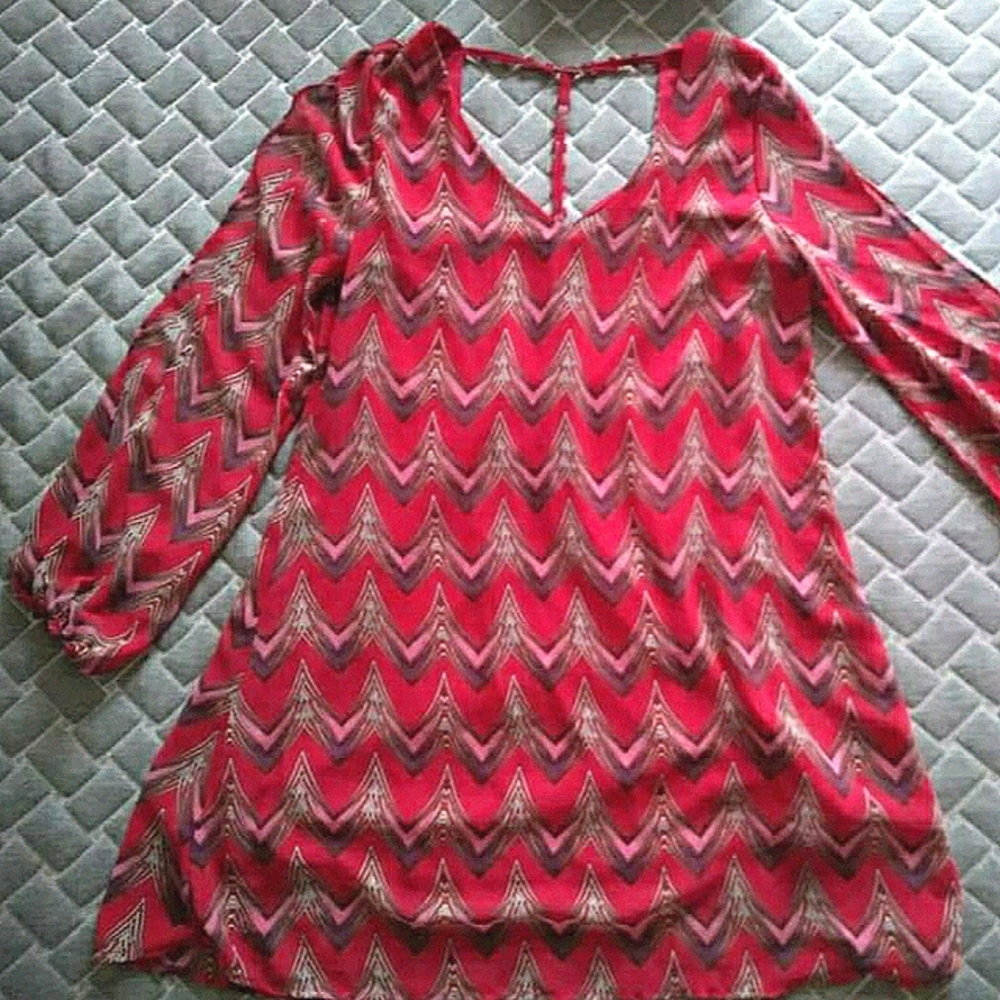 M Francesca's Open Sleeve Mini Summer Dress